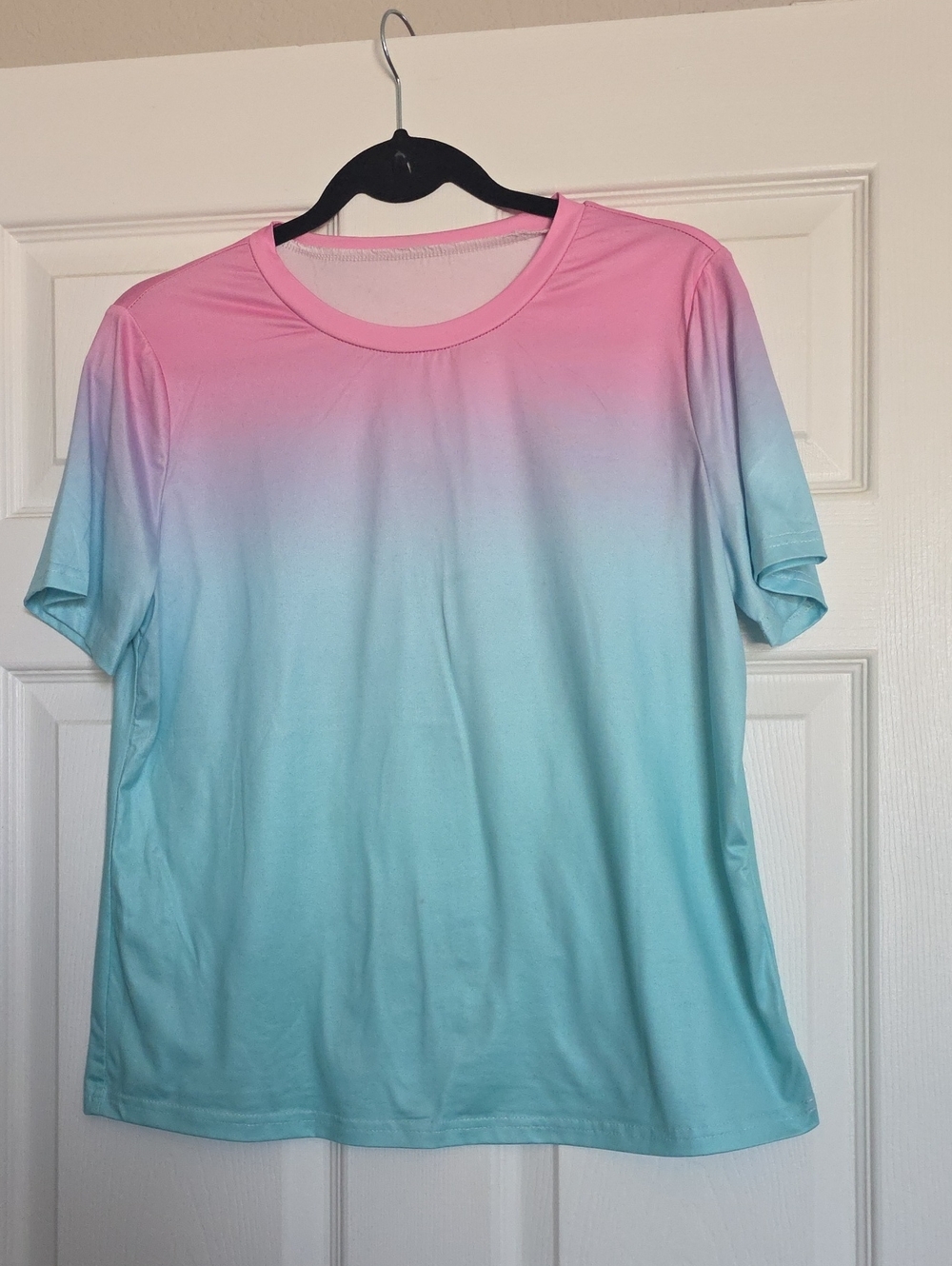 Pink to Aqua Ombre Tee